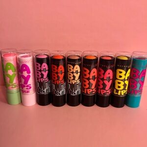 MAYBELLINE BABY LIPS BUNDLE OF 9